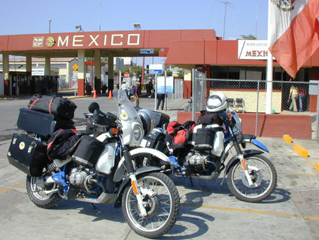 Crossing the border to Mexico